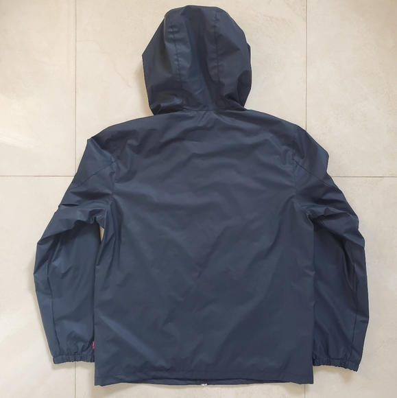 Men's Rubberized Levi's Rain Jacket BNWT Med Navy - Picture 4 of 7